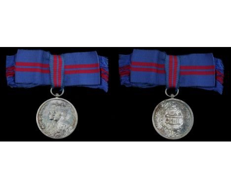 Sold by the Estate of a Direct DescendentFamily group:The Indian Volunteer Force Officers' Decoration worn by Captain E. G. B