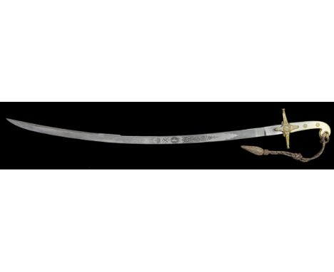 Field Marshal Chetwode's General Officer's 1831 Pattern sword, scabbard and sword knot, contained in its brown leather caseof
