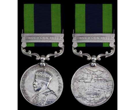India General Service 1908-35, 1 clasp, Mohmand 1933 (10699 Sep. Mohd. Habib, 3-2 Punjab R.), very fine. Subject to 20% VAT o