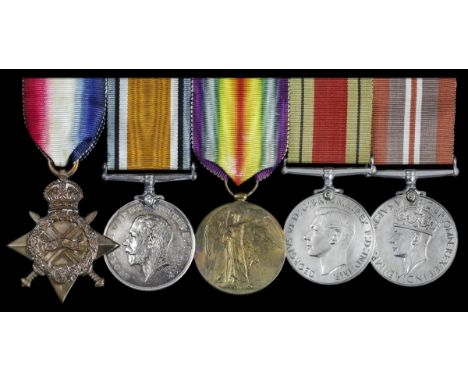 An interesting Great War and Second World War Group of Five to Captain H. St. J. B. Strang, Intelligence Corps, late Royal Hi