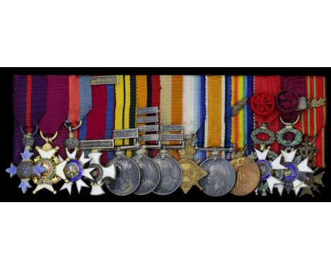 (x) The mounted group of thirteen miniature dress medals worn by Major-General Sir P. C. B. Skinner, K.B.E., C.B., C.M.G., D.