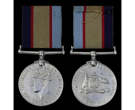 Australia Service Medal (QX7861 J. R. W. Needham), nearly extremely fine. Subject to 20% VAT on Buyer’s Premium. For more inf