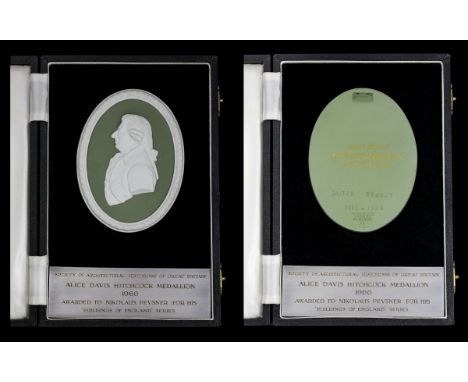 Society of Architectural Historians of Great Britain, the Alice Davis Hitchcock Medallion, the award itself being a Wedgewood