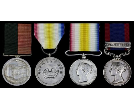 Four: Private W. Wilson, 31st Regiment, late 13th RegimentGhuznee 1839, unnamed as issued, fitted with replacement silver bar