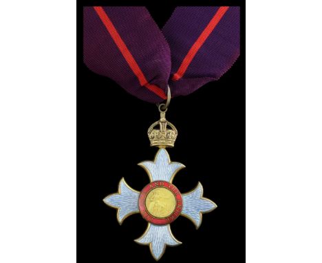 (x) The Most Excellent Order of the British Empire, C.B.E. (Military) Commander’s 1st type neck badge, silver-gilt and enamel