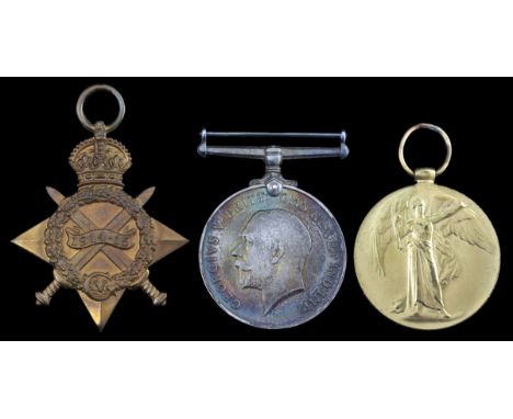 Three: Lieutenant R. J. MacLaughlan, Royal Naval Volunteer Reserve1914-15 Star (S. Lt. R. MacLaughlan. R.N.V.R.); British War