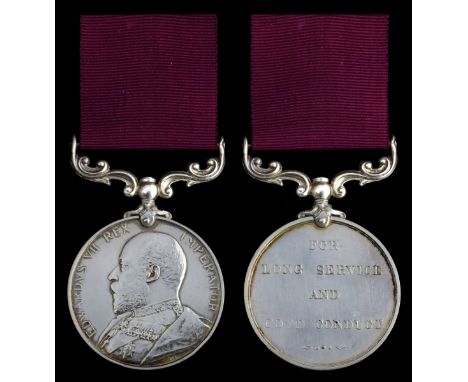 (x) Army L.S. &amp; G.C., E.VII.R. (4436 C. Sjt: J. Gray. Scottish Rif.), mounted as worn, nearly extremely fine. Subject to 