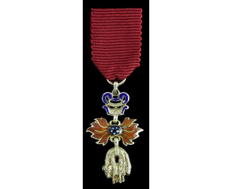 Austria, Empire, Order of the Golden Fleece, 30mm x 8mm fleece, gold and enamel, good very fine. Subject to 20% VAT on Buyer’