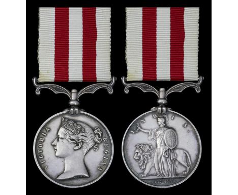 (x) Indian Mutiny 1857-59, no clasp (Lieut. Jas. Noding, 4th Bombay N.I.), light contact marks, very fine. Subject to 5% tax 