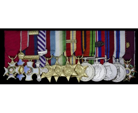 Sold by Order of a Direct DescendentThe mounted group of thirteen miniature dress medals worn by Marshal of the Royal Air For