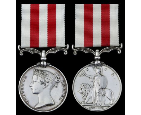 (x) Indian Mutiny 1857-59, no clasp (D, Double. 1st Bn. 13th Lt. Infy.), claw sometime re-affixed and some light edge wear, n