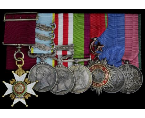 (x) The remarkable group of seven awarded to Major-General John Edward Michell, C.B., Royal Artillery; assigned to Barker's B