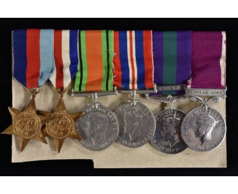 Medals, WW2 and Post-War, group of six, Captain G.V. Neil, RAMC, 1939-1945 Star, France and Germany Star, Defence Medal, 1939