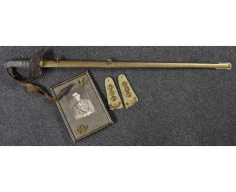 WW1 - Royal Sikh Pioneers, the property of Captain Heyward, an 1897 pattern infantry officer's sword, by Robert Mole & Son, B