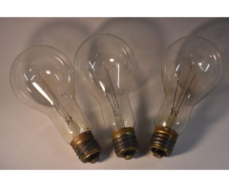 Vintage Technology - Electricity - a collection of large light bulbs, Thorn Mercury Tungston Kolor-Plus Fluorescent 250 watts