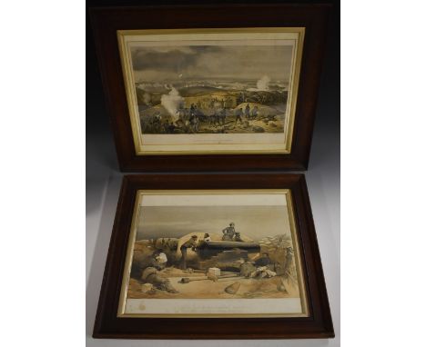 Crimean War - a set of three, Thomas Picken (1815-70), after William Simpson (1823-1899), The Ruins of Inkermann and City of 