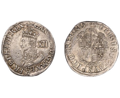 Charles I (1625-1649), Tower mint, Shilling, Gp E, type 3a, mm. crown, bust 2, smaller portrait, no inner circles, 5.88g/6h (