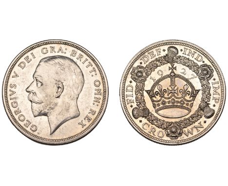 George V (1910-1936), Proof Crown, 1927 (ESC 3631; S 4036). Signs of handling, otherwise extremely fine  £120-£150