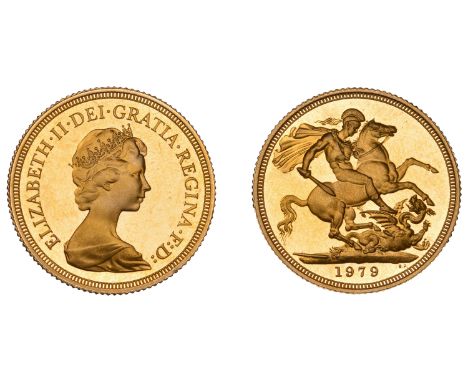 Elizabeth II (1952-2022), Sterling issues, Proof Sovereign, 1979 (M 310A; S SC1). Trifling marks, otherwise brilliant, about 