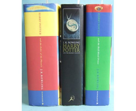 A rare first edition of J K Rowling, Harry Potter and the Half-Blood Prince, with misprint "eleven outstanding O.W.L.s" and t