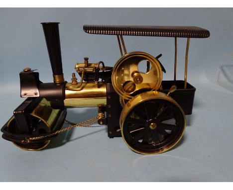 A Wilesco D376 live steam road roller "Old Smokey", (unfired), no box. 