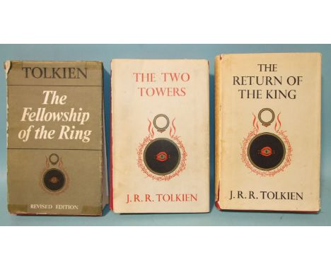 Tolkien (J.R.R.), The Fellowship of the Ring, 2nd edition, 3rd impression, 1968, dwrp a/f; The Two Towers, 1st edition, 9th i