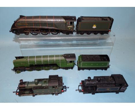 Hornby OO gauge, R2435 "The Northumbrian" BR 4-6-2 Class A4 locomotive "Andrew K McCosh" RN 60003; R3207 LNER 2-8-2 locomotiv