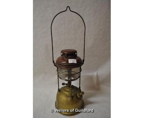 *Tilley brown enamel lamp (Lot Subject to VAT)