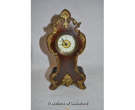 *French Empire style mahogany cased mantle clock (Lot Subject to VAT)
