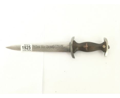 German SA dagger with ground Rohm inscription but largely readable , no scabbard , scarce