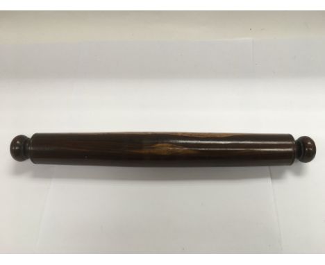 A 19th Century amboyna desk roller, approx length 40cm - NO RESERVE
