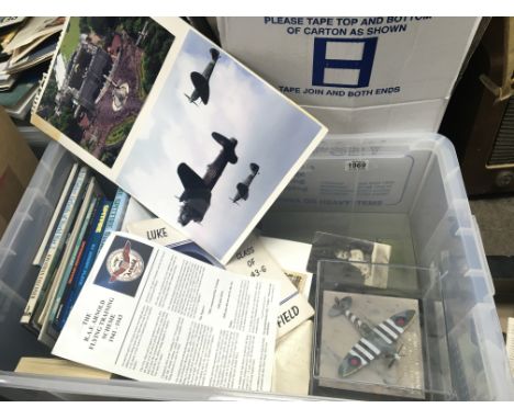 A collection of ephemera relating to ll world war spitfire pilot who trained at RAF Arnold in America and then flew spitfire 