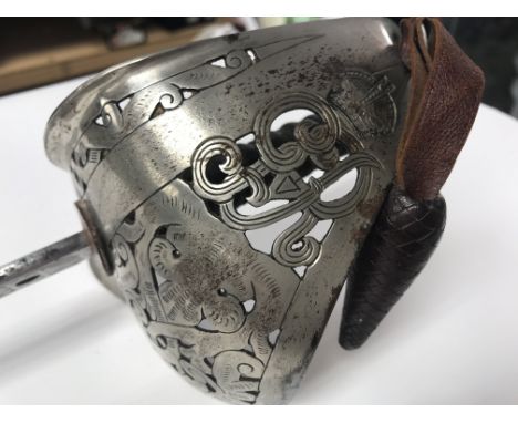 A WW1 George V officers sword and scabbard.