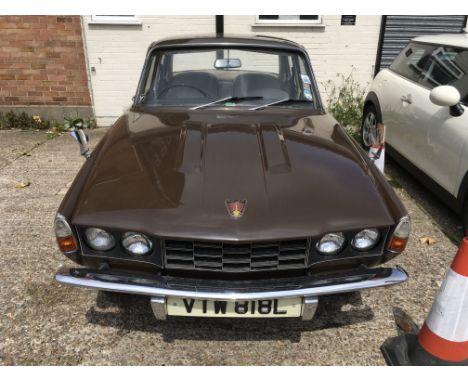 A Rover 2000 SC Auto , reg VTW 818L sold with extensive documents including services history Mot certificates owners manual T