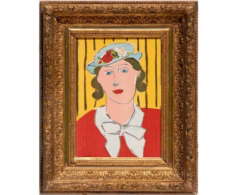 HENRI MATISSE 'Femme au Chapeau', 1939, lithograph, Ref: Mourlot, 32cm x 23cm, framed and glazed.