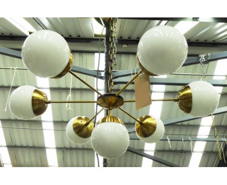 DÄR LIGHTING BOMBAZINE PENDANT LIGHT, 100cm drop.