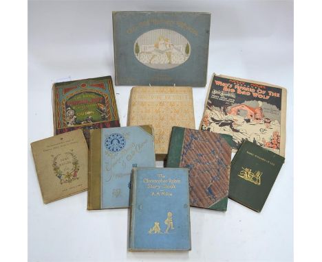 Children's volumes: Milne A. A. The Christopher Robin Story Book, London: Methuen &amp; Co. Ltd., 1st, 1929; Dame Wigggins of