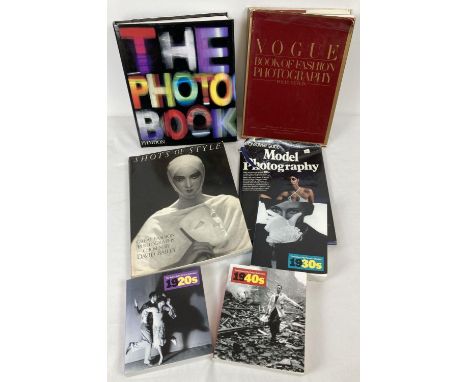 A collection of 7 photography related books on Fashion, style and social history. To include Polly Devlin Vogue Book Of Fashi