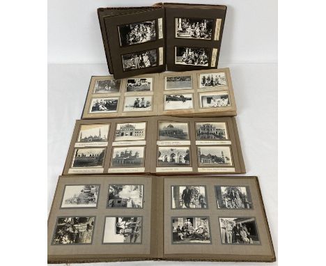 4 vintage photograph albums containing pictures from India in the 1920's &amp; 30's. To include Military uniforms, vehicles, 