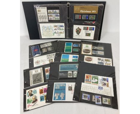 A folder of 39 British first day covers and corresponding mint stamp sets dating from 1968-1973. To include: British Ships, C