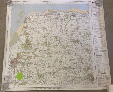 An Ordnance Survey Landranger 132 map of North West Norfolk. 