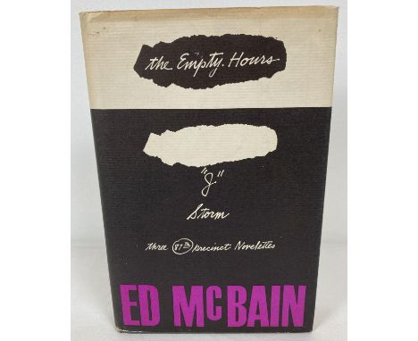 A first printing copy of "The Empty Hours", "J" and "Storm" 3 x 87th precinct Novelettes by Ed Mcbain. Complete with purple, 