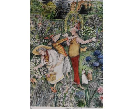 Sue McCartney Snape, (20th century), after, a Ltd Ed print, Stealing Cuttings III, signed and dated 2012 and num 3/150, 60 x 