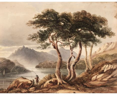 * Watercolour Album. A Victorian album containing original watercolours and drawings, manuscript writings, and engravings, ap