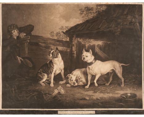 * Ward (William). Wasp, Child &amp; Billy, published by Randon &amp; Sneath, 1809, uncoloured mezzotint after H. B. Chalon, s