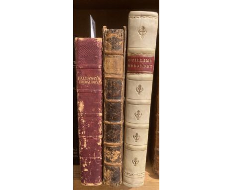 Guillim (John). Display of Heraldry..., 5th edition, London: printed by S. Roycroft for R. Blome, 1679, title in red and blac