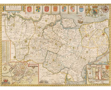 * Kent. Speed (John), Kent with her Cities and Earles Described and Observed, Thomas Bassett &amp; Richard Chiswell [1676], h