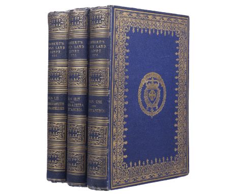 Roberts (David). The Holy Land, Syria, Idumea, Arabia, Egypt &amp; Nubia, 6 volumes in 3, 1st quarto edition, London: Day &am