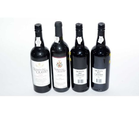 Quinta do Crasto Vintage Port, 1995, two bottles; Quinta do Crasto Late Bottled Vintage Port, Unfiltered, 1995; and Quinta do