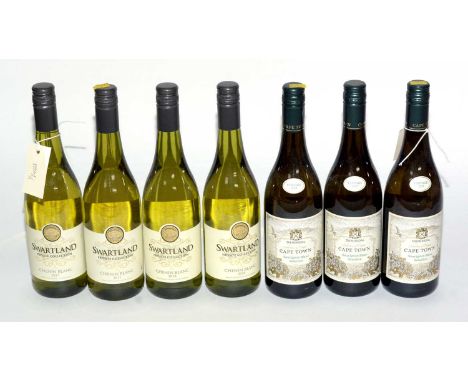 Swartland Private Collection Chenin Blanc, 2017, two bottles; Swartland Private Collection Chenin Blanc, 2018, two bottles; a